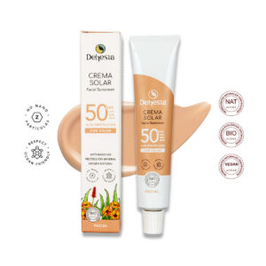 Crema solar facial color SPF 50 “Dehesia”